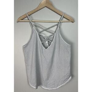 Vimmia Trellis Tank in Ivory Stripe Size Small Active Outdoor Strappy Sexy Wm’s